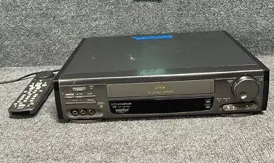 JVC Video Cassette Recorder HR-VP618U Hi-Spec Drive Hi-Fi VHS With Remote • $55.02