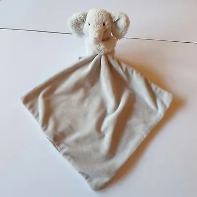 Marks & Spencer Grey Elephant Comfort Blanket Blankie Doudou Excellent Condition • £12.99