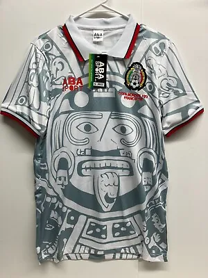 ABA Sport MEXICO FIFA Francia '98 Soccer Jersey (size Small) Brand New! • $40