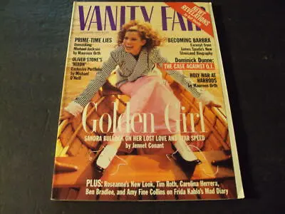 Vanity Fair Sep 1995 Sandra Bullok Cover Unmasking Michael Jackson ID:80104 • $15