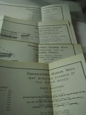  Maps Provincetown Harbor Cape Cod Massachusetts 1876 • $24.99