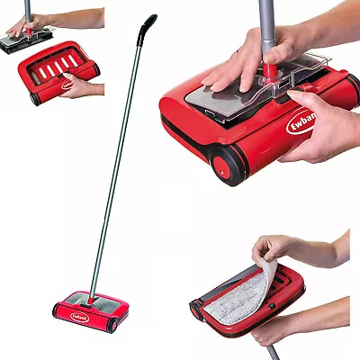 £14.99 • Buy Ewbank Microfibre Hard Floor Sweeper & Duster Lightweight 20cm Wide Manual (RED)