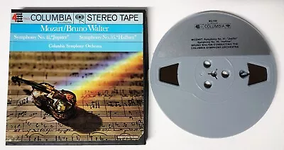 Columbia BRUNO WALTER Mozart Symphony No 41 Jupiter 35 REEL TAPE 4 TRACK 7.5 IPS • $17.99