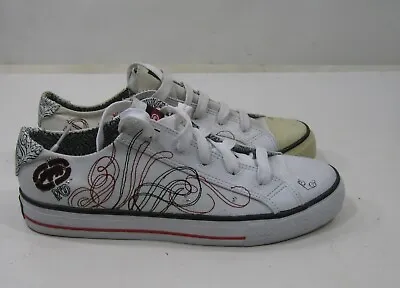 RED  MARC ECKO WHITE LACE UP TENNIS  SHOES   US WOMEN Size 8.5 • $12.99