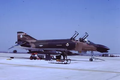 4675 Original Military Aircraft Slide F-4d Phantom 66-0242 127tfs Usaf 1980 • $3