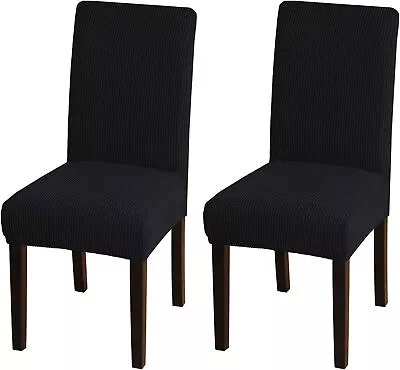Dining Chair Covers Stretch Chair Covers For Dining Room Set Of 4 Or 6 Protector • £13.99