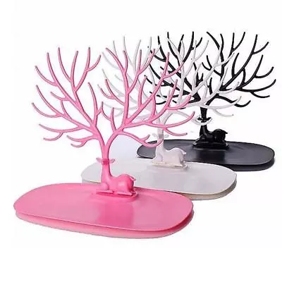 £8.49 • Buy Display Jewellery Tree Deer Stand Holder Rack Show Earring Necklace Ring Retro