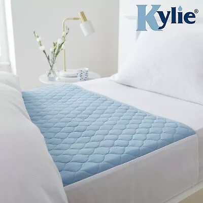 Kylie-2 Bed Pad Washable Absorbent Incontinence Sheet 74 X 91 Cms Blue  • £34.75