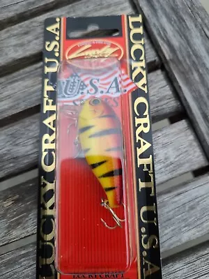 Discontinued Lucky Craft CB-001 Fire Tiger  Shallow Crankbait Wake Moonsault • $19.99