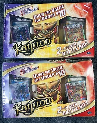 X2 Kaijudo Rise Of The Duel Masters 2 Player Battle Box Brand New Factory Sealed • $75