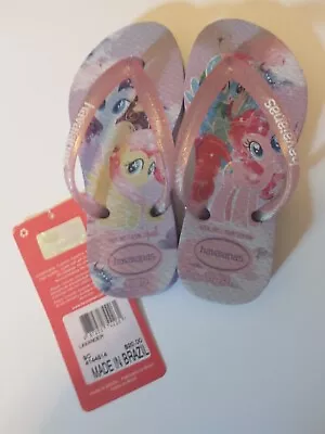 Havaianas My Little Pony Flip Flops CHILD SIZE 9C NEW EU25-26 • $19.99