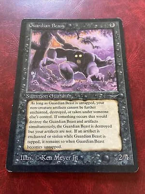 MTG Magic The Gathering GUARDIAN BEAST Reserved List ARABIAN NIGHTS NICE SHAPE! • $1199.99