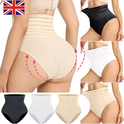 £6.79 • Buy Womens Magic High Waist Slimming Knickers Briefs Tummy Firm Control Underwear UK