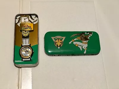 1994 Mighty Morphin Power Ranger White Ranger Collector's Watch W/Tin - NIT • $24.99