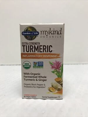 $18.50 • Buy Garden Of Life Extra Strength Turmeric Inflammatory Response 60 Tablets