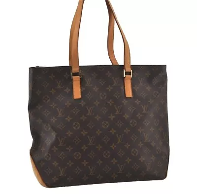 Authentic Louis Vuitton Monogram Cabas Mezzo Shoulder Tote Bag M51151 LV 6264I • $2