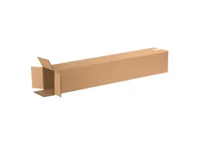 25-100 Pack 6x6x36 Shipping Packing Box Corrugated Kraft Cardboard Carton Mailer • $50.07