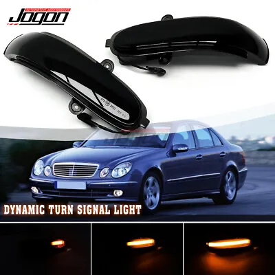 LED Dynamic Turn Signal Light Mirror For Mercedes Benz E-Class W211 S211 03-09 • $28.93