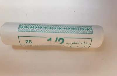   New Morocco 1/2 DIRHAM Design Roll With 50 UNC Coin • $120