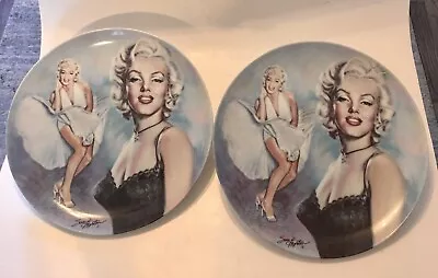 Set Of Two Marilyn Monroe Collector Plate By Artist Susie Morton  Commemorative • $24.95