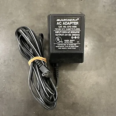 ARCHER UNIVERSAL AC ADAPTER (POWER SUPPLY) Cat.No. 273-1450 Vintage • $8.95