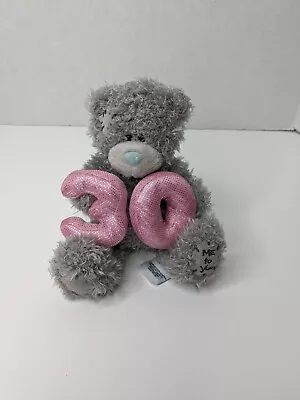 Me To You Blue Nose Tatty Teddy Bear 30 Pink Number Soft Toy & Book • $9.60
