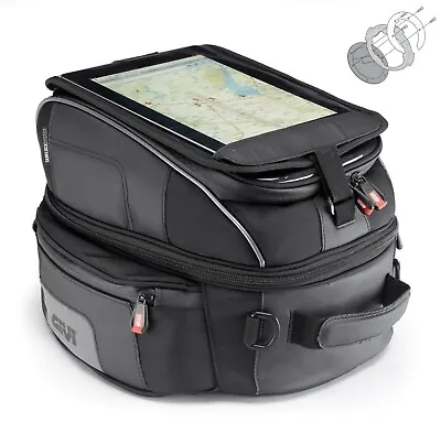 Givi XS306 25 Litre Motorcycle Tank Bag & BMW F650/700/800 GS Tank Ring - Black • $221