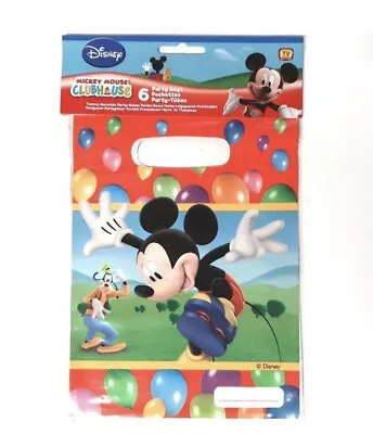 6 X Mickey Mouse  Party Bags Empty Disney Themed - FREE P&P • £1.99