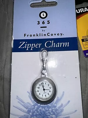 365 By Franklin Covey Zipper Charm For 365 Organizers. Silver Finish Clip Charm • $5
