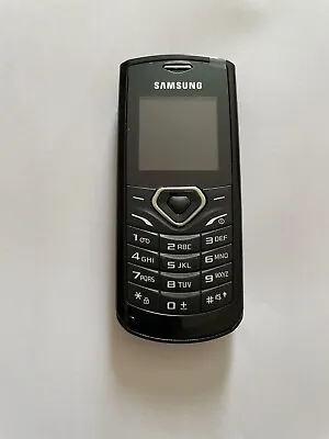 Samsung GT E1170 - Black (Orange) Mobile Phone • £13