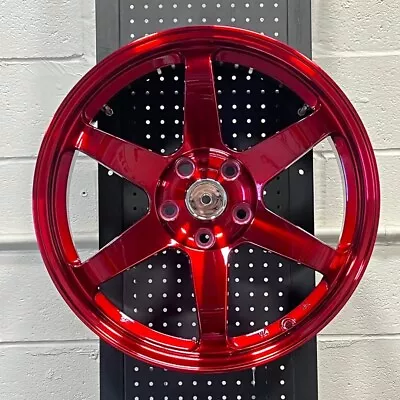 18  Ipw 500 Grid Te37 Style Red Wheels Rims Fits Mitsubishi Eclipse Lancer • $799