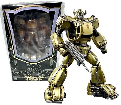 ThreeZero Transformers Bumblebee MDLX Gold Limited Edition Figure US Seller Mint • $179.99