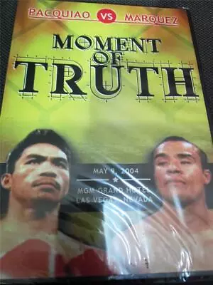 Manny Pacquiao Vs Marquez 1st Fight MOMENT OF TRUTH ORIG DVD SEALED ALL REGION • $29.99