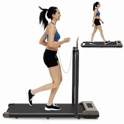 Folding Treadmill Electric Running Fitness Jogging Machine With LCD For Home • $195.99