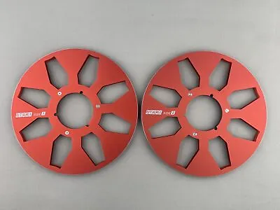 One Pair High Quality Red OTARI Tape Reel For 10.5'' 1/4'' Tape Recorder • $114