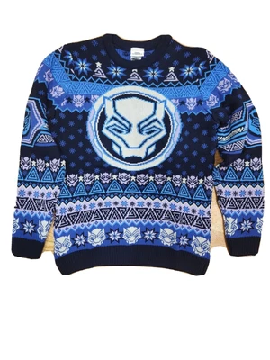 $50 • Buy Marvel Black Panther Holiday Ugly Christmas Sweater Unisex Adult  Size M