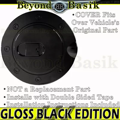 1994-1999 2000 2001 2002 2003 Chevy S10 GLOSS BLACK Fuel Gas Door COVER OVERLAY • $24.25