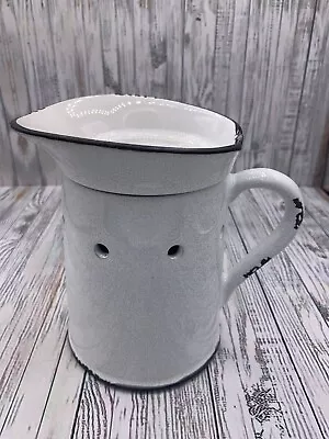 Scentsy Prairie Pitcher Warmer Distressed Shabby Chic Farmhouse Rustic NIB • $30