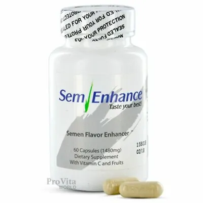 SemEnhance Taste Your Best Semen Flavor Enhancer Pills Supplement 60 Caps • $49.95