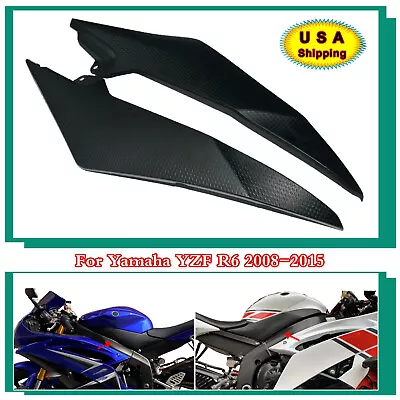 Motorcycle Gas Tank Side Covers Fairing Trim Panel Cowl For Yamaha YZF R6 Raven • $28.98