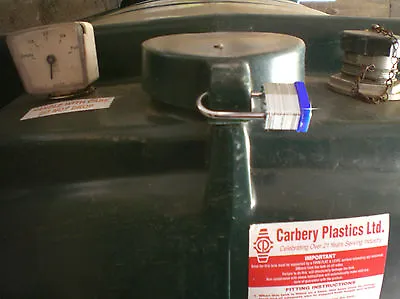Oil Tank Padlock Central Heating Lock Kerosene Paraffin Diesel Bio Fuel Theft • £5.97