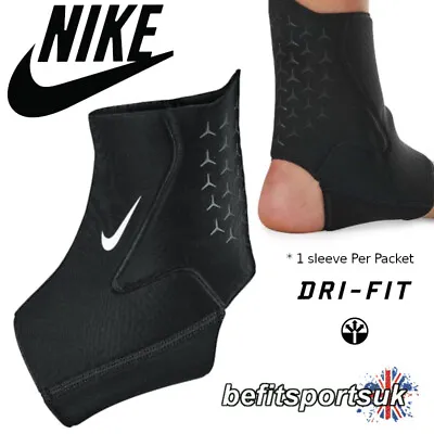 £14.95 • Buy Nike Pro Ankle Support Sleeve 3.0 Running Compression Injury Black S M L Xl