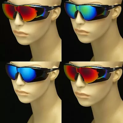 Safety Glasses ANSI Z87+ Sunglasses Shoot Frame Cycle New Men Women • $7.95