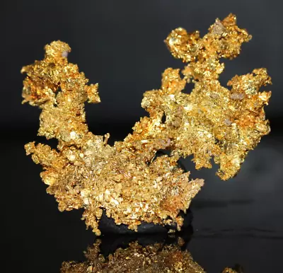 Huge Museum Quality Round Mountain Crystallized Wire Gold Nugget • $11080