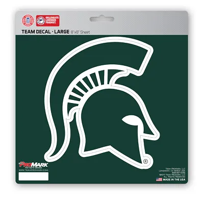 Fanmats NCAA Michigan State Spartans Decal Large 8 X8  Auto RV Cooler Luggage • $10.99