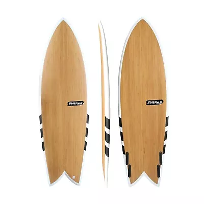 SURFME EPS/EPOXY/Fiber Glass 5.6' - 6'2  Fish Surfboard  • $479