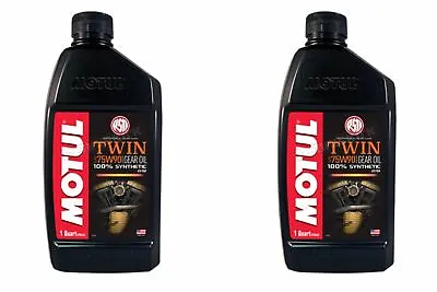 2 Containers Motul Twin Gear Oil 108064 1 Quart • $56.99