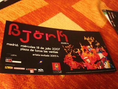 £40.80 • Buy Bjork Original Poster Tour 2007 Madrid Spain 9x18 