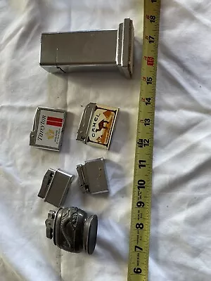 Lot Of 6 Vintage Cigarette Lighter's Zippo Table Lighter Camel TareytonDragon • $41