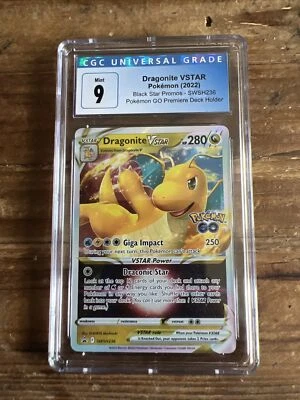 $0.99 • Buy Dragonite Vstar Pokemon Go Premium Deck Holder Promo Cgc 9